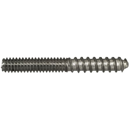 Midwest Fastener 1/4 in Thread to 1/4"-20 Thread, 100 PK Steel, Plain Finish 08441